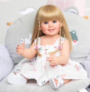 Toddler Reborn Doll Girl Cammi Face Popular Doll Reborn Babies Girl Hand-Detailed Lifelike Reborn Girl Toys for Kids