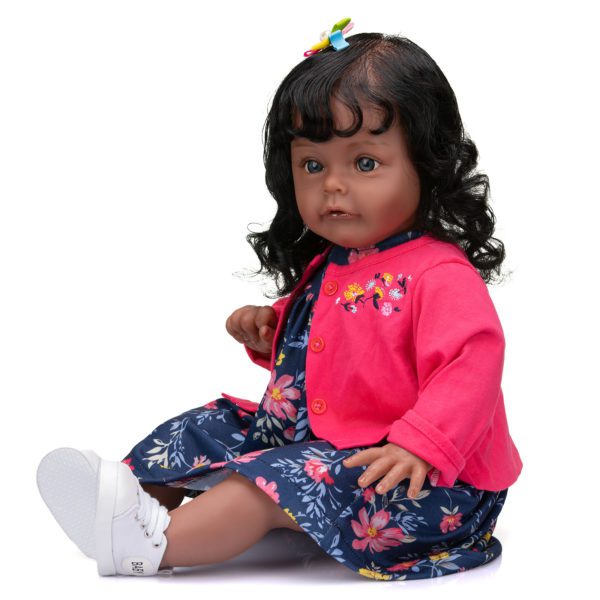 Reborn Baby Girl Doll High Quality Sue-Sue In Dark Skin Reborn Toddler Doll... product image